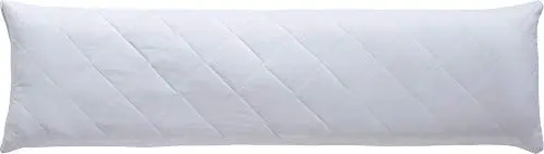 Produktbild: REDBEST Seitenschläferkissen, Stillkissen, Schwangerschaftskissen Atlanta weiß Größe 40x140 cm - optimaler Feuchtigkeitsabtransport, Liegekomfort, waschbar - versteppter Bezug