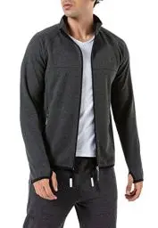 Produktbild: Redbridge Trainingsjacke mit Reißverschluss Atmungsaktive Sportjacke für Fitness und Freizeit Anthrazit L
