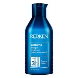 Produktbild: Redken Haarshampoo für sprödes und geschädigtes Haar, Anti Haarbruch, Mit Sojaproteinen, Ceramiden, Sepicap und Arginin, Extreme Shampoo, 1 x 300 ml