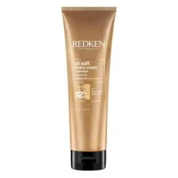 Produktbild: Redken Haarmaske für trockenes und brüchiges Haar, Belebt und hydratisiert, Mit Keratin-Komplex und Argan-Öl, All Soft Heavy Cream, 1 x 250 ml