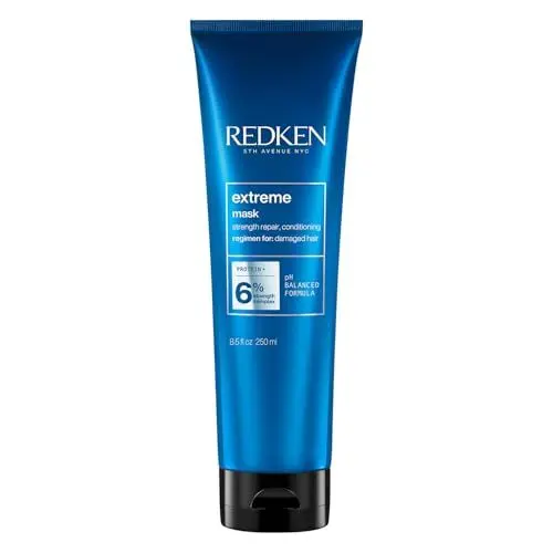 Produktbild: Redken Haarmaske für alle Arten von Haarschäden, Repariert und regeneriert, Anti Haarbruch, Extreme Mask, 1 x 250 ml