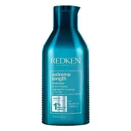 Produktbild: Redken | Haarshampoo für lange und starke Haare, Anti Haarbruch, Mit Biotin, Extreme Length Shampoo, 1 x 300 ml