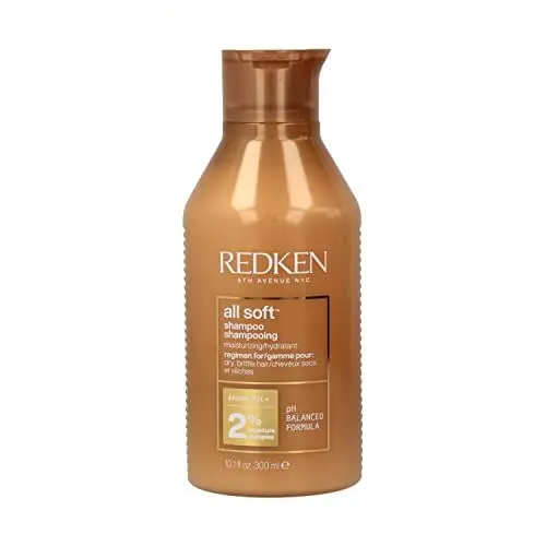 Produktbild: Redken | Haarshampoo für trockenes und brüchiges Haar, Belebt und hydratisiert, Mit Omega-6 und Argan-Öl, All Soft Shampoo, 1 x 300 ml