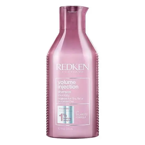 Produktbild: Redken Haarshampoo mit reparierendem Volumen-Boost, Mit Filloxanen und pflegenden Polymeren, High Rise Volume Injection Shampoo, 1 x 300 ml