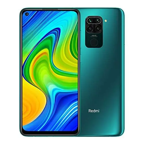 Produktbild: Redmi Note 9 Smartphone- RAM 4GB ROM 128GB 6.53 ”FHD + DotDisplay 48MP Quad Kamera Hotshot 3.5mm Headphone Jack 5020 mAh NFC Grün