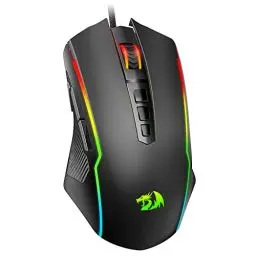 Produktbild: Redragon Gaming Maus, Gaming Mouse mit RGB und Einstellbar 8000 DPI, Maus mit 9 programmierbare Tasten und Feuertaste, RGB Gaming Maus mit ergonomisches Design f¨¹r MMO/FPS/PC/Windows/Mac, M910-K