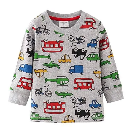 Produktbild: Redskein Baby Jungen Langarmshirt Kinder Shirt Streetwear Warm Pullover (92)