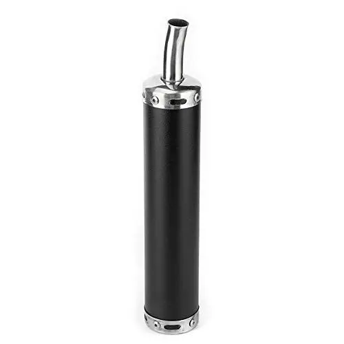 Produktbild: Reduzierstück Auspuff 20, Edelstahl-Auspuffschalldämpfer 20 Mm / 0,8 Zoll Modifizierte Teile für 2-Takt-Motorräder (Schwarz)
