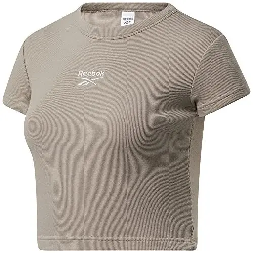Produktbild: Reebok CL Wide Ribbed T-shirt, Beige (Bougry), L