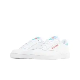 Produktbild: Reebok Herren Club C 85 Sneaker, FTWWHT/KINBLU/DYNRED, 38.5 EU