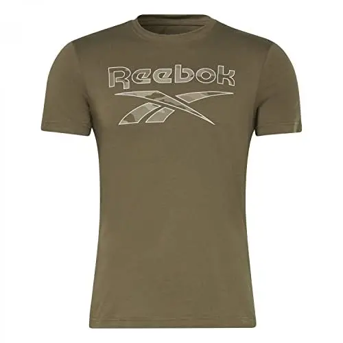 Produktbild: Reebok Herren Identity Camo T-Shirt, Armee-grün, L