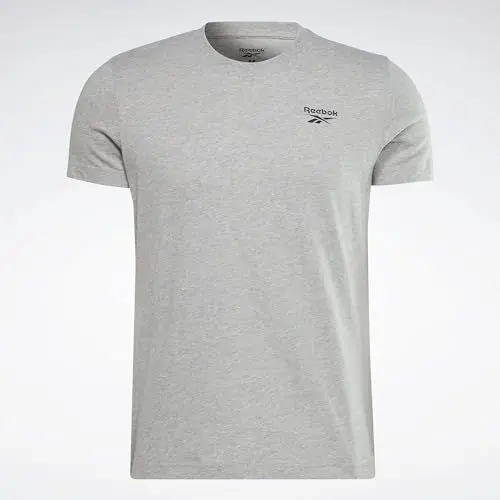 Produktbild: Reebok Herren Identity Left Chest Logo T-Shirt, Medium Grey Heather, M