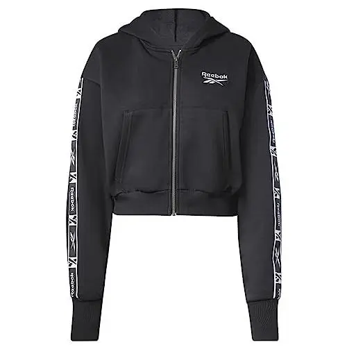 Produktbild: Reebok Klebeband-Set, Durchgehender Reißverschluss, Schwarz, XL