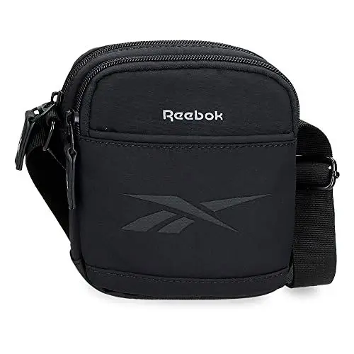Produktbild: Reebok Newport Umhängetasche zwei Fächer schwarz 12x16x3,5 cm Polyester