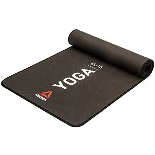Produktbild: Reebok Unisex Elite Yogamatte, Schwarz, 5 mm EU