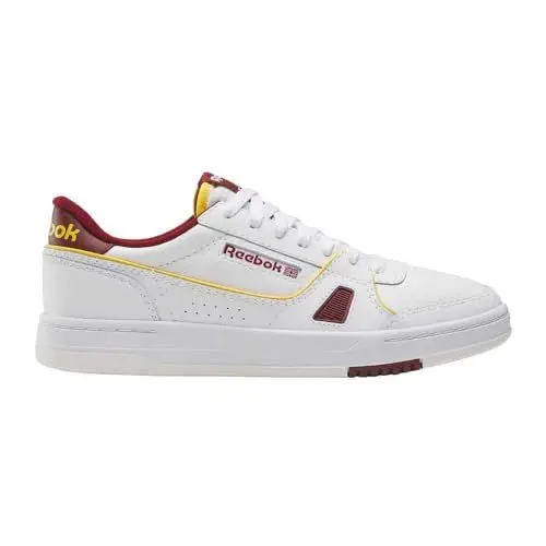 Produktbild: Reebok Unisex LT Court Sneaker, White/RICHMAROON/FIERCEGOLD, 43 EU
