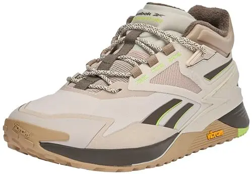 Produktbild: Reebok Unisex Nano X3 Adventure Winter Sneaker, Stuck Boulder Beige F23 Laser Lime F23, 42.5 EU