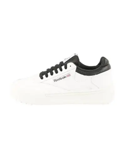 Produktbild: Reebok Unisex's Club C Megacourt Tennis Shoes, White Chalk Black, 34 EU