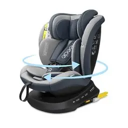 Produktbild: Reecle 360 Drehbar i-Size Kindersitz mit ISOFIX 40-150 cm (0-36 kg) Reboarder, ab Geburt -12 Jahre, ECE R129