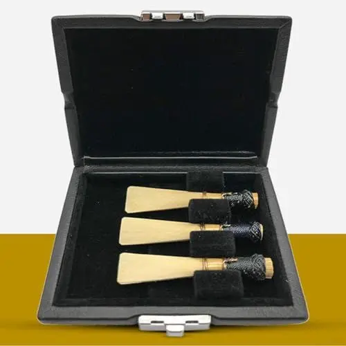 Produktbild: Reed Box Tragbare Fagott Reed Holzkiste Kann 3 Blätter Fagott Reed Box Schützende Reed Fixing Box Holz ​