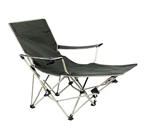 Produktbild: REEKOS Outdoorstuhl Campingstuhl Klappstuhl Lounge Chair Outdoor Klappbett Stuhl Single Office Nickerchen Sessel Strandstuhl Tragbarer Sketch Grill Freizeitstuhl Angelstuhl Faltstuhl Camping-Stühle