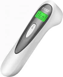 Produktbild: Reer Colour SoftTemp 3in1 Infrarot-Fieberthermometer fürs Baby mit optischem Fieber-Warner weiß