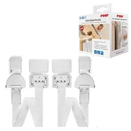 Produktbild: reer Möbel-Kipp-Sicherung, clevere Wand-Befestigung für Möbel, vom schwäbischen Kindersicherheits-Experten