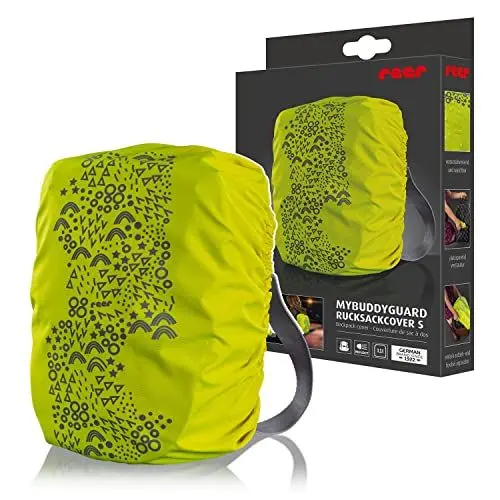Produktbild: reer MyBuddyGuard Rucksackcover S, gut sichtbare Regenhülle für Kindergarten-Rucksack