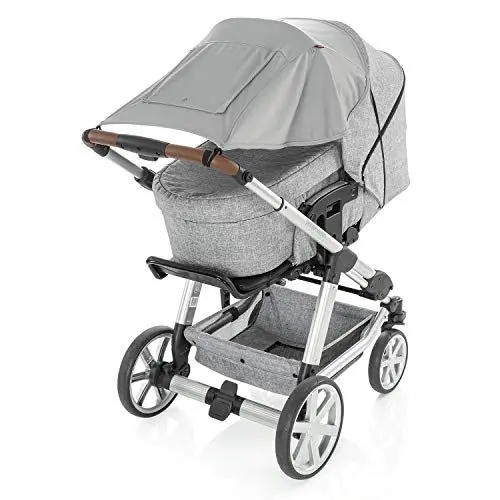 Produktbild: reer ShineSafe Premium Sonnensegel und Schlummertuch für den Kinderwagen, grau