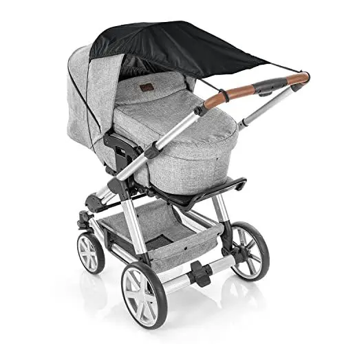 Produktbild: reer ShineSafe Sonnensegel für den Kinderwagen, Sonnenschutz für viele Modelle, schwarz