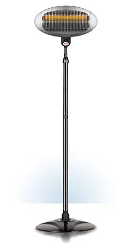 Produktbild: reer Wickeltischstrahler mit Standfuß, 650 Watt, Heizstab mit Splitterschutz
