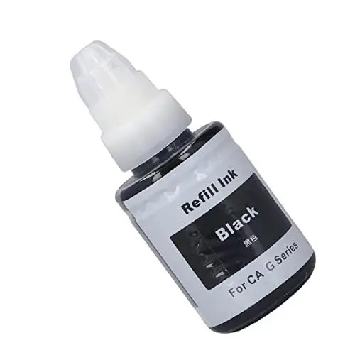 Produktbild: Refill-Tinte Refill, 3 Jahre Haltbarkeit Gut Versiegelnde Druckertinte Lichtecht Schnell Trocknend für G1800 G2800 G1810 G2810 (Schwarz)