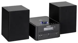 Produktbild: Reflexion HIF79DAB HiFi-Stereoanlage 2x40Watt Max. Musikleistung, CD/MP3, DAB+ Digitaltuner, Bluetooth, Streaming, USB/MP3, Alarm/Uhr/Sleeptimer, Schwarz