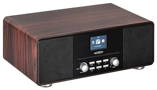 Produktbild: Reflexion HRA19INT DAB- und Internetradio mit CD-Player und Radiowecker (UKW, DAB, DAB+, Bluetooth, AUX-Eingang, Kopfhöreranschluss, Fernbedienung)