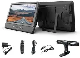 Produktbild: Reflexion Twin Monitor, tragbarer DVD Player für das Auto, 10.1 (25,6 cm) Zoll LCD-Bildschirm mit Haltegurt, Stereo, Elektronisches Antischocksystem, Auto Fernseher
