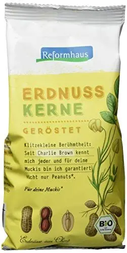 Produktbild: Reformhaus Erdnusskerne geröstet Bio, 6er Pack (6 x 200 g)