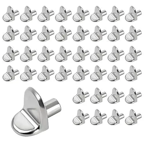 Produktbild: Regalbodenträger Regalträger 5mm, 40 Stk Einlegeboden Schrankboden Halter Regalbodenhalter Bodenträger für Einlegeböden Schränke