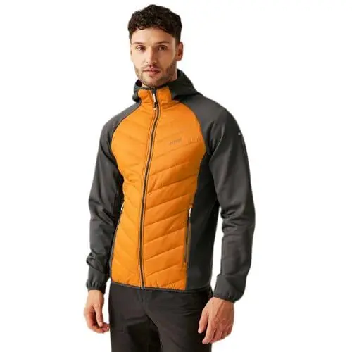 Produktbild: Regatta Andreson VIII Hybrid Softshelljacke | Steppjacke für Herren sehr leicht, Größe:M, Farbe:Orange