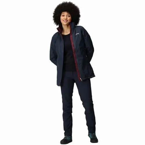 Produktbild: Regatta Damen Blanchet II Waterproof And Thermoguard Insulated Jacke, blau (marineblau), 38 EU, M