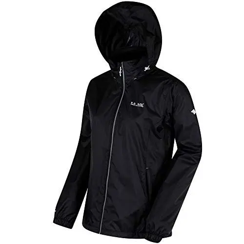 Produktbild: Regatta Corinne IV Wasserdichte, atmungsaktive Shell-Jacke mit verborgener Kapuze und Reißverschlusstaschen