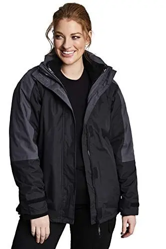 Produktbild: Regatta Damen Defender Iii 3-in-1 Jacke, Schwarz/Sealgr, 42
