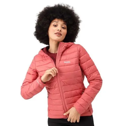 Produktbild: Regatta Damen Hooded Padded Insulated Jacket Coat Gepolsterter Mantel, MinrRd (RuRd), 38