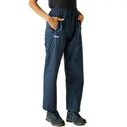 Produktbild: Regatta Damen Pack-it Leichte, Wasserdichte und Atmungsaktive Überziehhose, Blau (Midnight), 34-36 EU