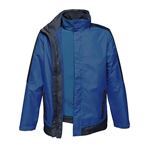 Produktbild: Regatta Herren Professional Contrast 3-In-1 Waterproof & Breathable Jacket with Concealed Hood & Detachable Softshell Inner Jacke, New Royal/Navy, XL