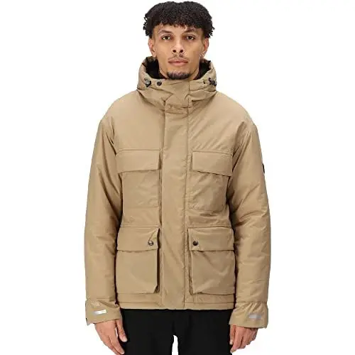 Produktbild: Regatta Herren Raylan Wasserdichter und atmungsaktiver Parka mit Thermoguard-Isolierung, Kapuze und mehreren Taschen