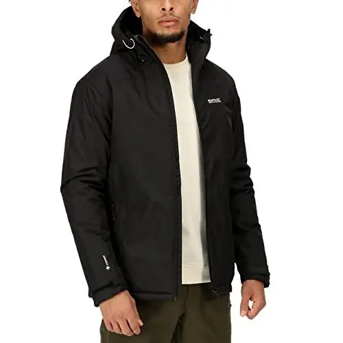 Produktbild: Regatta Herren Thornridge Ii Waterproof Thermo-guard Insulated Hooded Outdoor Jacket Wasserdichte isolierte Jacke, Schwarz, 50