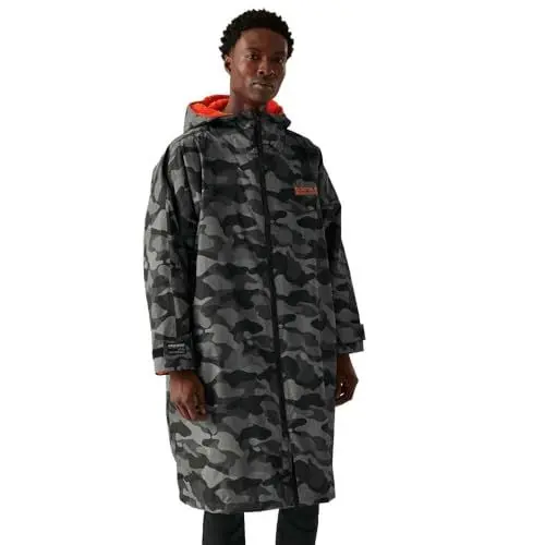 Produktbild: Regatta Herren Wasserdichter Wickelmantel, Grau, L/XL