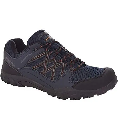 Produktbild: Regatta Herren edgepoint Iii' Waterproof Walking Shoes Trekking-& Wanderhalbschuhe, Blau (Navy/Burnt Umbre Qfd), 41 EU