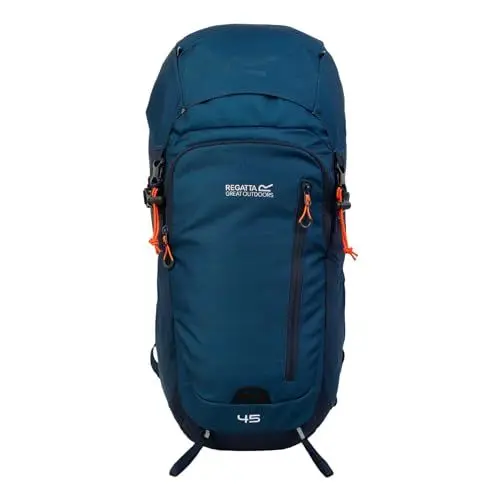 Produktbild: Regatta Highton V2 Herren-Rucksack, 45 l, Marineblau/Dkdenim, 45 Litres