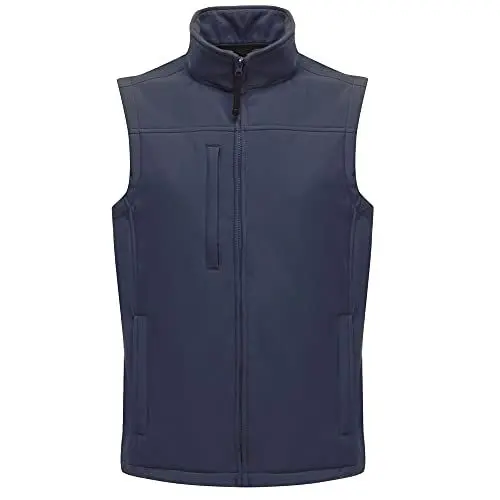Produktbild: Regatta Professionelle Herren-Softshell-Weste Flux, wasserabweisend, Marineblau/Marineblau, Größe XXL